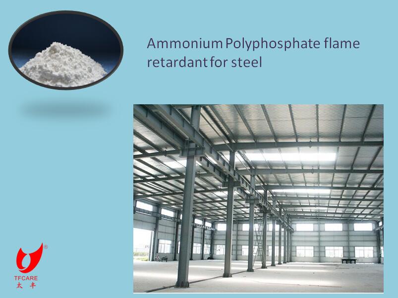 Halogeenvrye ammonium polifosfaat vlamvertrager APPII vir intumescent coating (1)